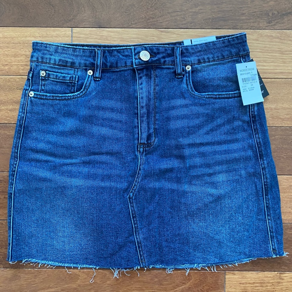 NWT Denim Mini Skirt